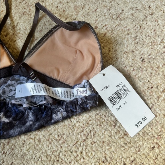 Hanky Panky Signature Lace Triangle Bralette Bra Animal Print - Picture 3 of 4